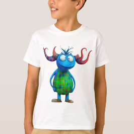 Camiseta Monstruo azul