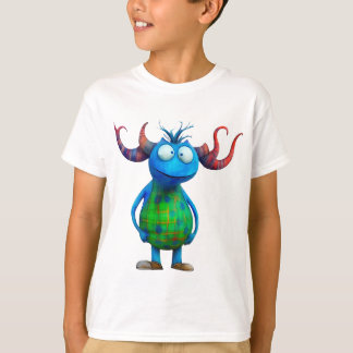 Camiseta Monstruo azul