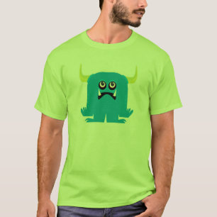 Camiseta monstruo azul bobo