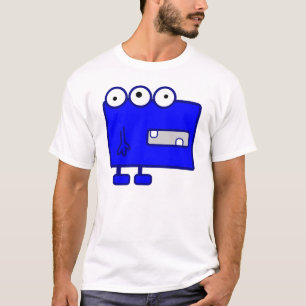Camiseta Monstruo azul lindo del dibujo animado