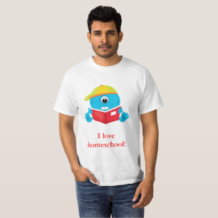 Camiseta Monstruo azul que me encanta Homeschoa