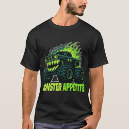 Camiseta Monstruo Camión Horror Llama - Criatura Agresiva