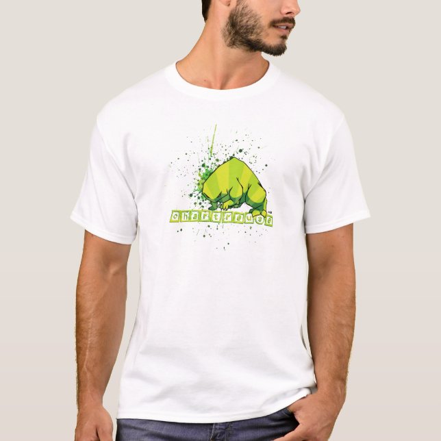 Camiseta Monstruo chartreuse por SGIV (Anverso)