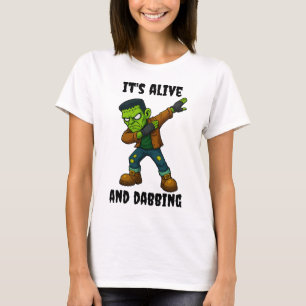 Camiseta Monstruo con título está vivo y bailarinas para Ha