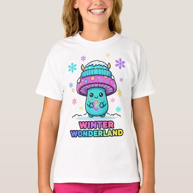 Camiseta Monstruo Copo de Nieve (Anverso)