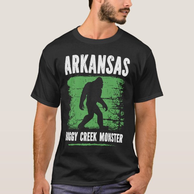 Camiseta Monstruo Criptido de Fouke Monstruo de Boggy Creek (Anverso)