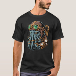 Camiseta monstruo Cthulhu steampunk
