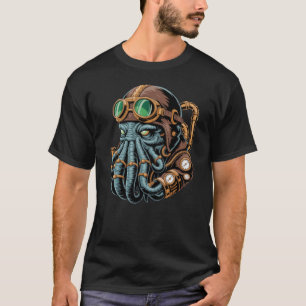 Camiseta monstruo Cthulhu steampunk