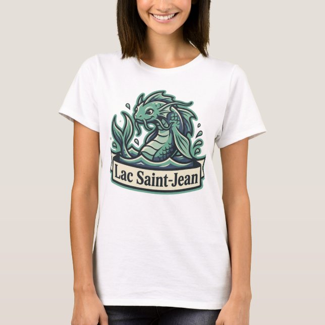 Camiseta Monstruo de agua del lago Saint-Jean (Anverso)