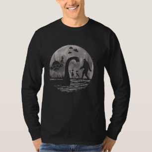 Camiseta Monstruo de Bigfoot Loch Ness Nessie Sasquatch Ufo
