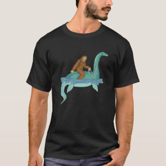 Camiseta Monstruo de Bigfoot Nessie Sasquatch Loch Ness