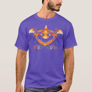 Camiseta Monstruo de calabaza Lazy Halloween Costume asusto