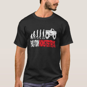 Camiseta Monstruo de Camión Monstruo de Evolución Camión Fr