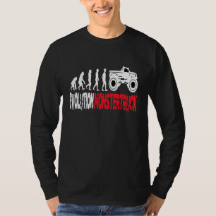 Camiseta Monstruo de Camión Monstruo de Evolución Camión Fr