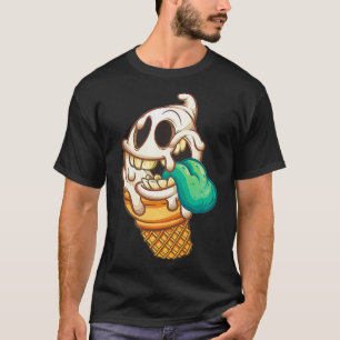 Camiseta Monstruo de Camión Zombie con Helados