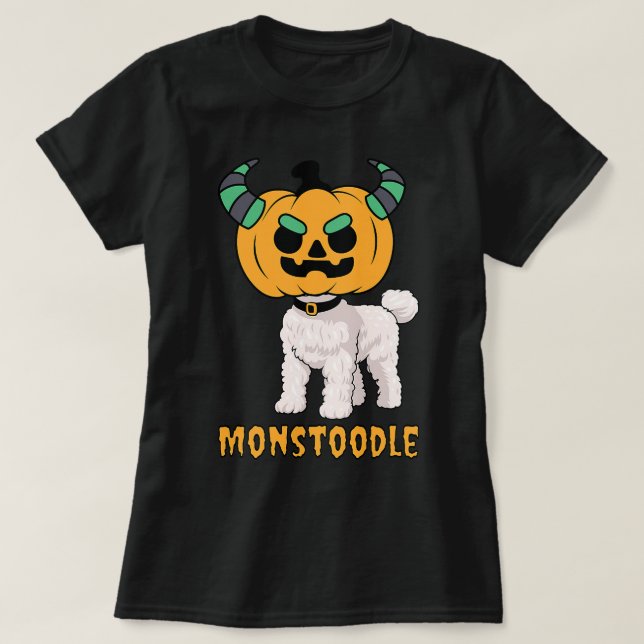 Camiseta Monstruo de cazuela de caramelo de carpintería (Diseño del anverso)