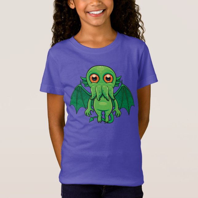 Camiseta Monstruo de Cthulhu Verde (Anverso)