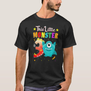 Camiseta Monstruo de Fiesta de cumpleaños 3 años
