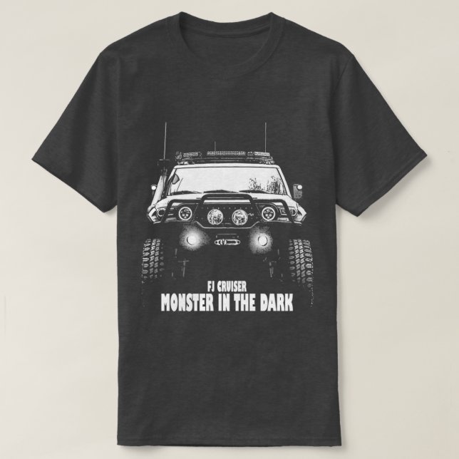 Camiseta Monstruo de FJ Cruiser en la oscuridad (Diseño del anverso)