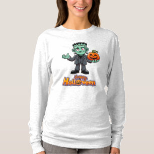 Camiseta Monstruo de Frankenstein animado lindo