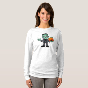 Camiseta Monstruo de Frankenstein de dibujos animados lindo