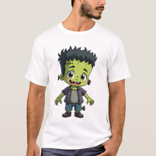 Camiseta Monstruo de Frankenstein - Dibujo animado de Hallo