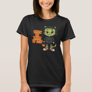 Camiseta Monstruo de Gato de Frankenstein Cute - Kawaii Spo