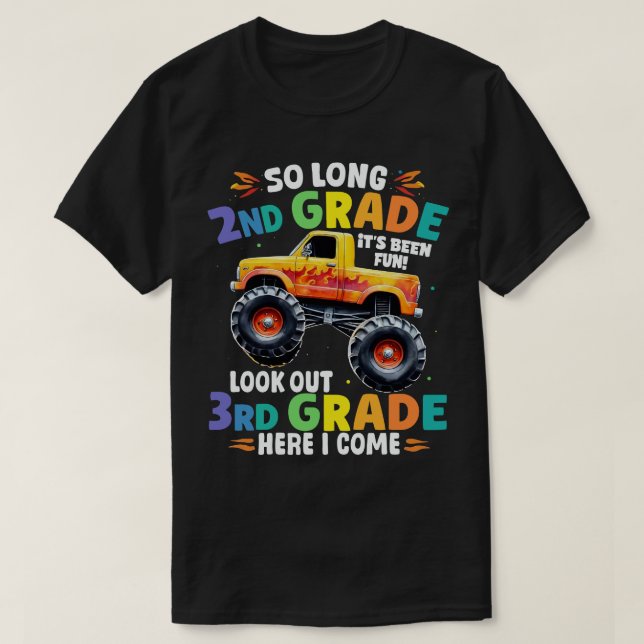 Camiseta Monstruo de graduación de 2º grado (Diseño del anverso)