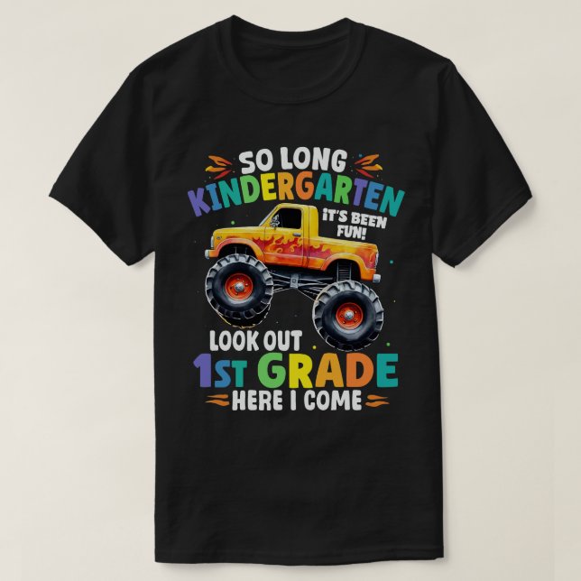 Camiseta Monstruo de graduación de guardería (Diseño del anverso)