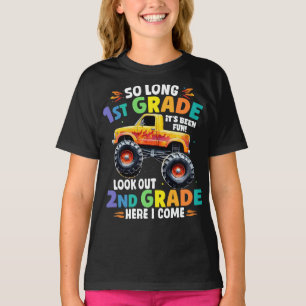 Camiseta Monstruo de graduación de primer grado tan largo