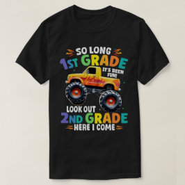 Camiseta Monstruo de graduación de primer grado tan largo