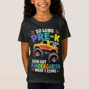 Camiseta Monstruo de graduación preuniversitaria tan largo