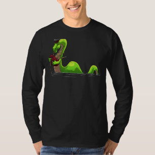 Camiseta Monstruo De Guay Loch Ness Para Hombres Mujeres Ne
