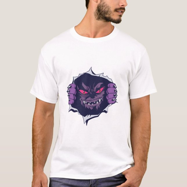 Camiseta monstruo de Halloween            (Anverso)