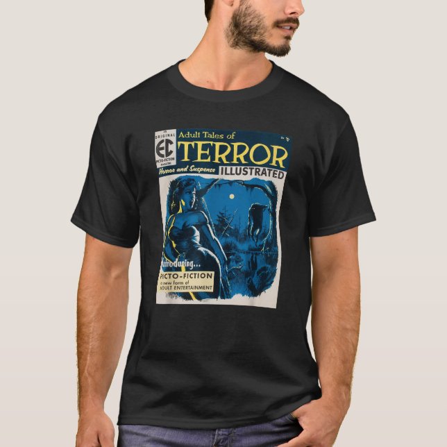 Camiseta Monstruo de Halloween, Chica de la película Horror (Anverso)
