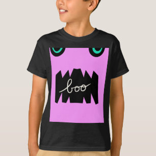 Camiseta Monstruo de Halloween Dientes Enormes Boo