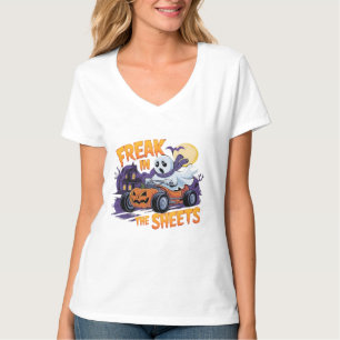 CAMISETA MONSTRUO DE HALLOWEEN EN LA SÁBANA