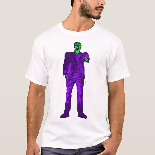 Camiseta monstruo de halloween frankenstein (Anverso)