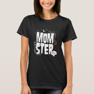 Camiseta Monstruo de Halloween Mamá Monstruo Mamá Momia