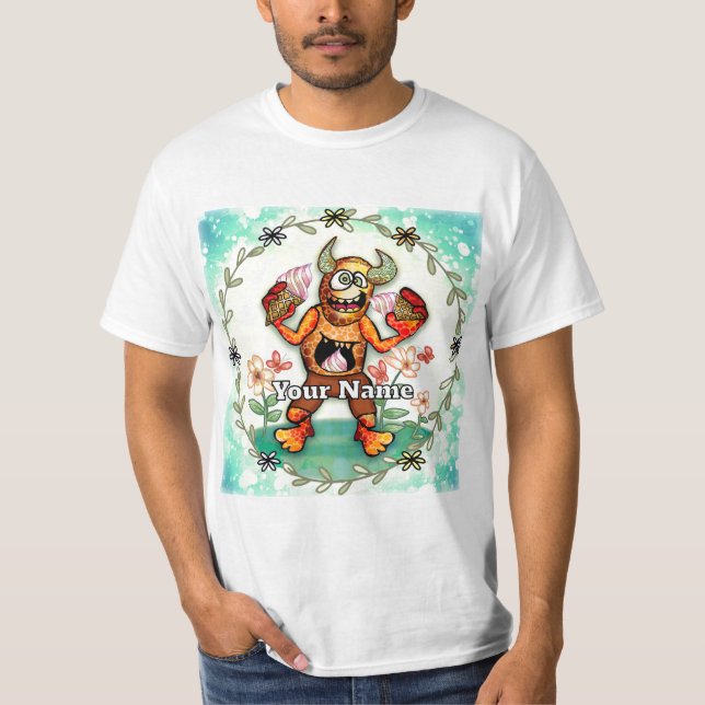Camiseta Monstruo de Helado (Anverso)