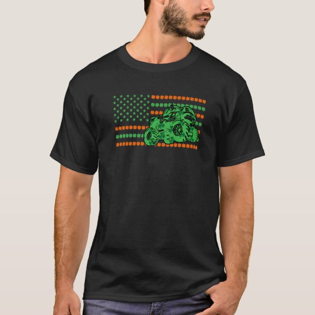 Camiseta Monstruo de la bandera estadounidense del Día de S (Anverso)