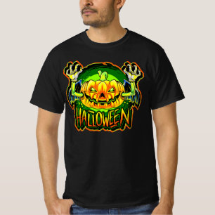 Camiseta Monstruo de la bata de calabaza de vampiros atacan