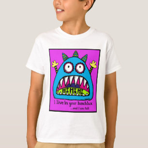 Camiseta Monstruo de la caja del almuerzo