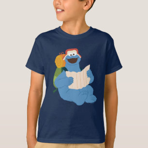 Camiseta Monstruo De La Coca Leyendo Un Mapa