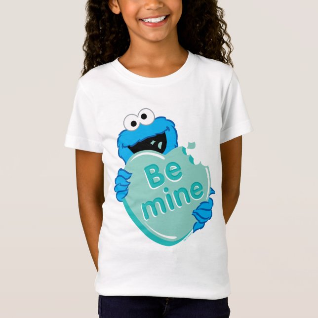 Camiseta Monstruo de la cookie "Sé mío", caramelo de San Va (Anverso)