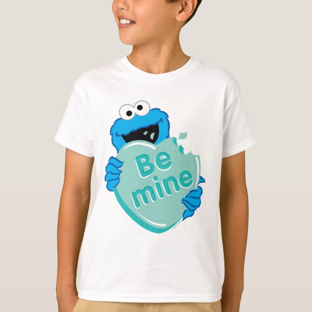 Camiseta Monstruo de la cookie "Sé mío", caramelo de San Va (Anverso)