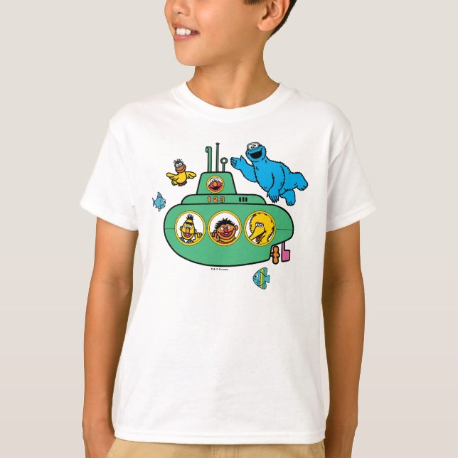 Camiseta Monstruo de la cookie y submarino de las brasas sé (Anverso)