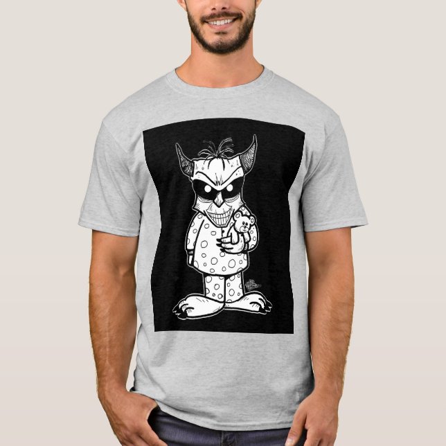 Camiseta Monstruo de la época de la cama (Anverso)