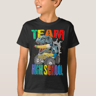Camiseta Monstruo de la escuela secundaria Truck Dinosaur B
