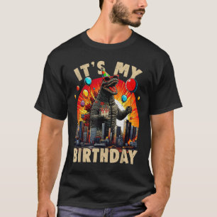 Camiseta Monstruo de la fiesta de cumpleaños de Kaiju